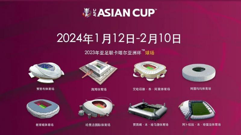 2023年卡塔尔亚洲杯比赛时间正式公布