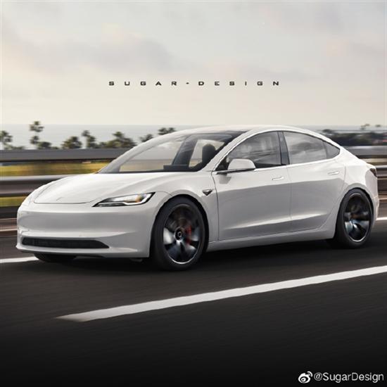 大神绘制新款特斯拉Model 3：有豪车味了