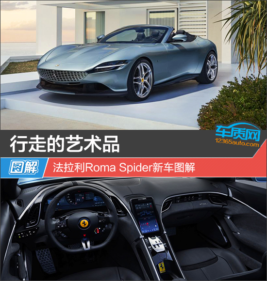 行走的艺术品 法拉利Roma Spider新车图解