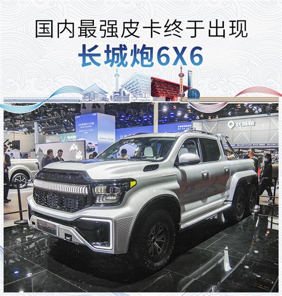 国内最强皮卡终于出现 长城炮6X6