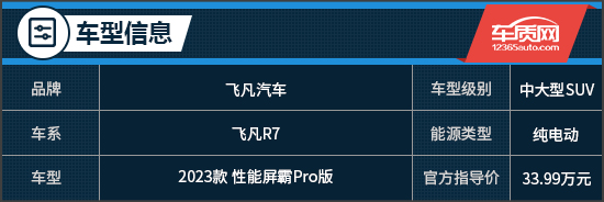 感受全面科技力量 试驾2023款飞凡R7