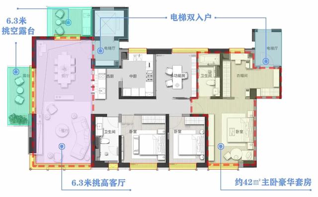 高端户型必须配备挑空两层的客厅，这样的房子有人喜欢吗？