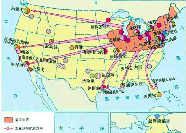 四分之一的美国人住在南端的加州、得州、佛州，美国人不耐冻？