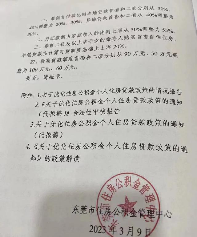 降低购房成本，东莞出台公积金新政：首付2成额度100万！