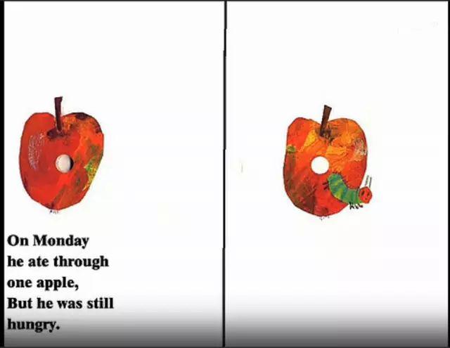 英文有声绘本故事《The Very Hungry Caterpillar 》好饿的毛毛虫