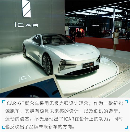 性能极致抓人眼球 实拍iCAR GT概念车