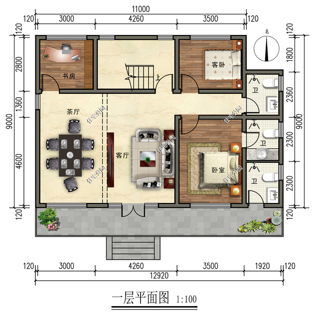 5套12×9米户型，如果你家也是相同尺寸，那相当于免费定制设计了