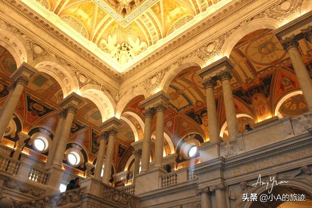 太美了！美国国会图书馆 Library of Congress #旅行# #图书馆#