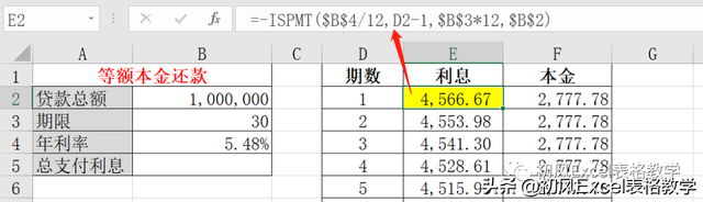 Excel太强大了，居然还能计算房贷月供和利息