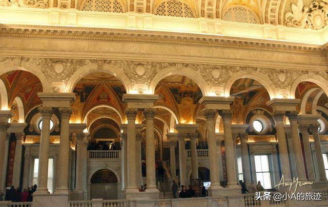 太美了！美国国会图书馆 Library of Congress #旅行# #图书馆#