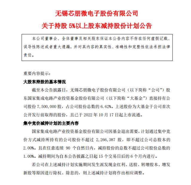 “屋漏偏逢连夜雨”！芯片股利空消息接连传来，瑞芯微一季报暴雷，大基金又出手减持了