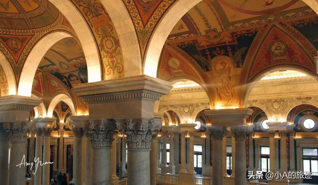 太美了！美国国会图书馆 Library of Congress #旅行# #图书馆#