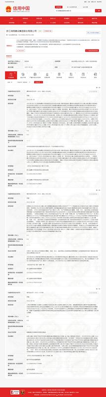 浙江鸿翔建设集团股份有限公司多项违法被处罚