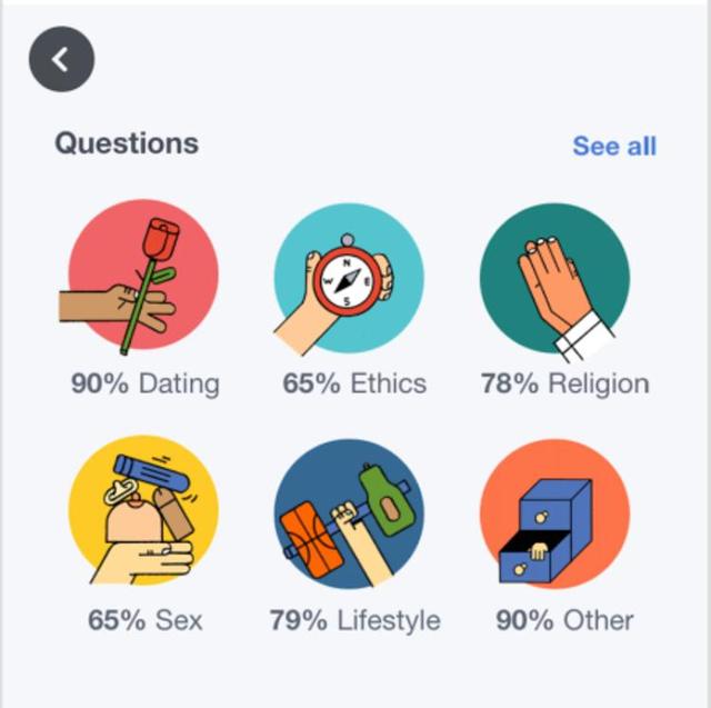 交友网站 OkCupid 的新广告，为了强调深度重新阐释了“F”