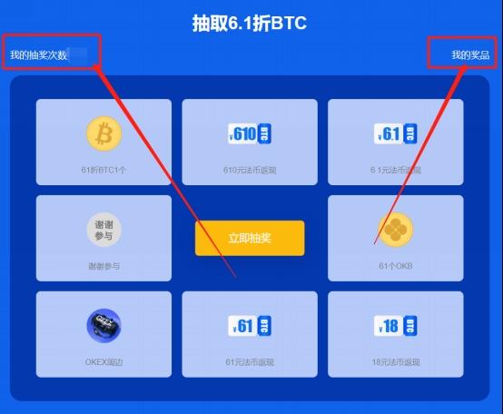 OKEx重磅福利来袭：6.1折比特币，61个OKB等你来拿
