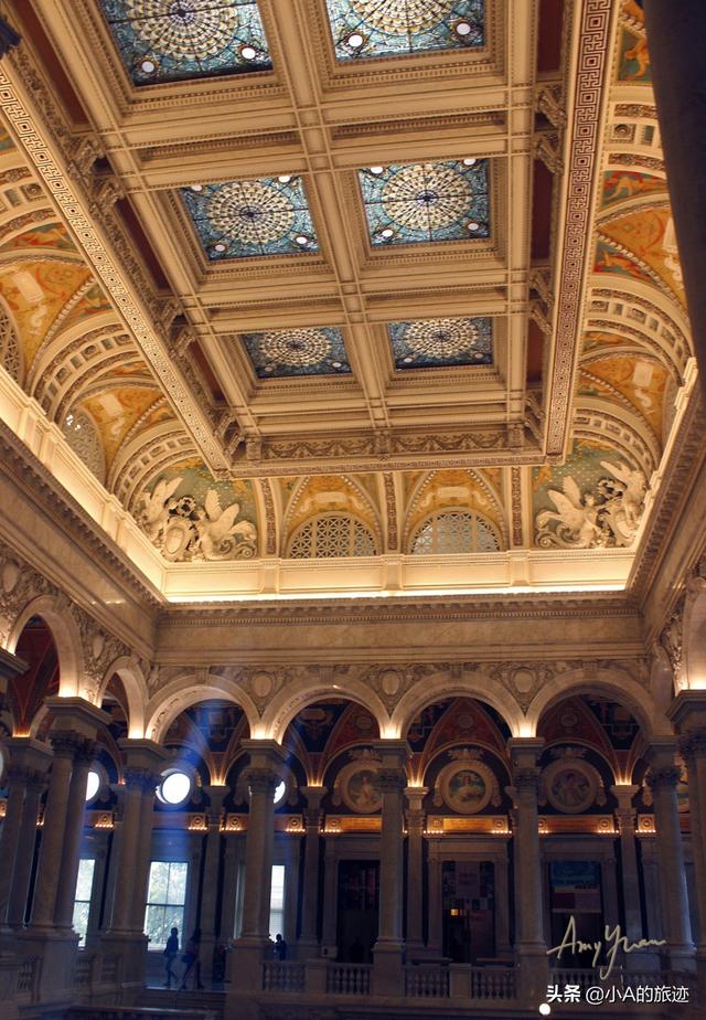 太美了！美国国会图书馆 Library of Congress #旅行# #图书馆#