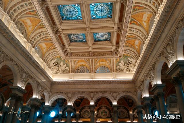 太美了！美国国会图书馆 Library of Congress #旅行# #图书馆#