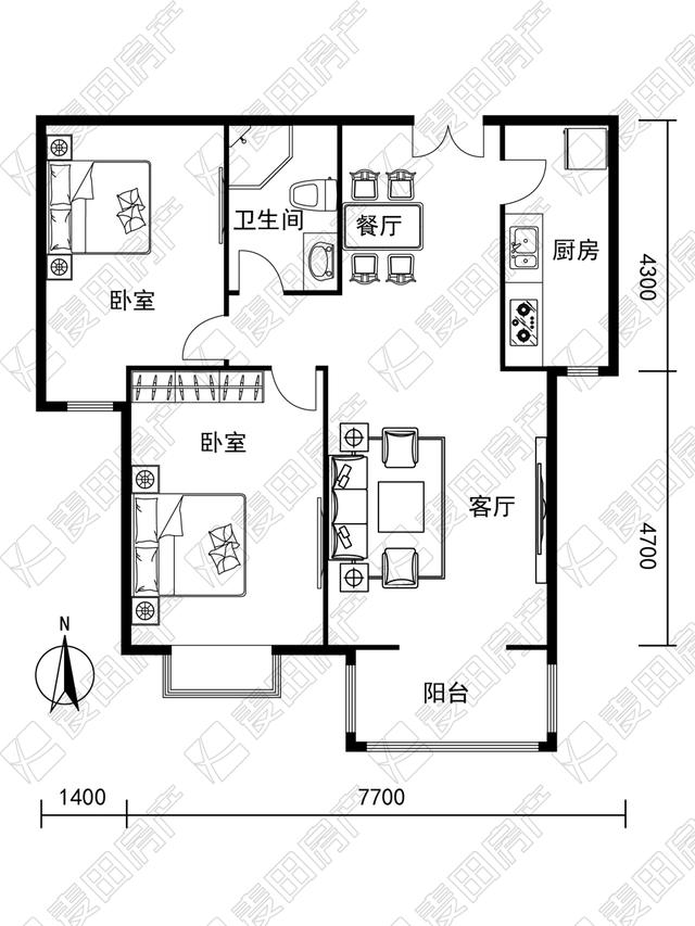 北京最被低估的城六区 西五环二手房400万上车 附户型图