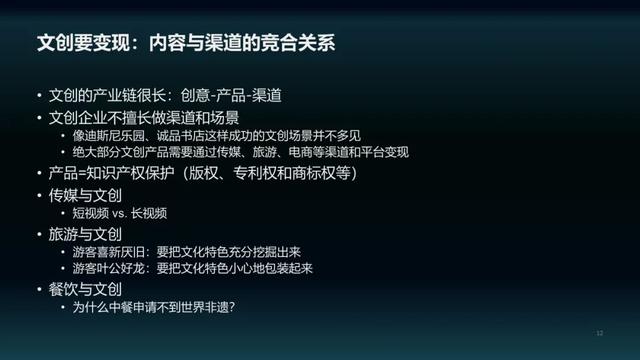 文创不仅是创作，而是用创意的方式使已有文化“产品化”的过程