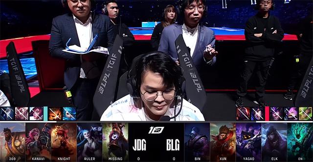 LOL-LPL：Ruler金克丝团战斩获三杀，JDG攻势凌厉1-0 BLG