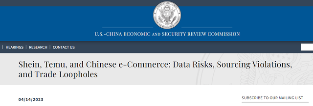 美国挑刺中国电商平台Shein、Temu，商务部回应