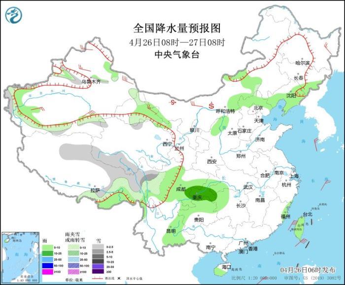 北方地区将有大风降温和沙尘天气 江南华南将有降雨过程