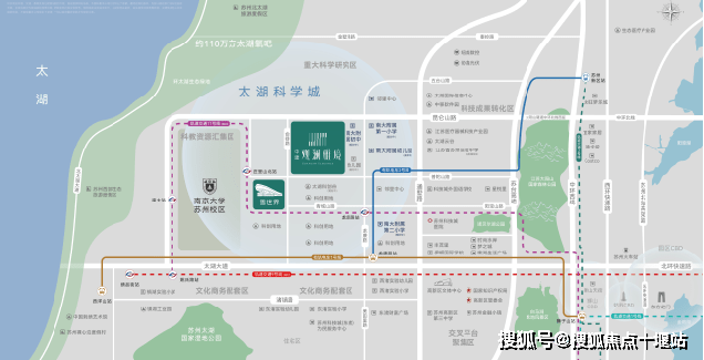 苏州新区太湖科学城芯【中建观澜雅境】交房时间、产权面积、周边配套介绍