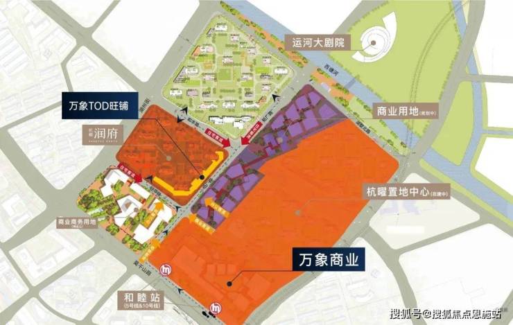 杭樾润府万象润街商铺-杭州拱墅杭樾润府万象润街-户型图-项目位置-周边配套