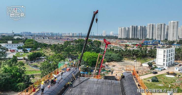 见摄自贸港-海口新海港片区二线口岸建设项目稳步推进