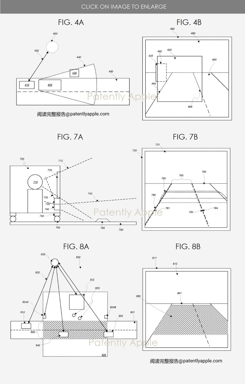 苹果获增强现实专利 与下一代汽车挡风玻璃显示系统相关
