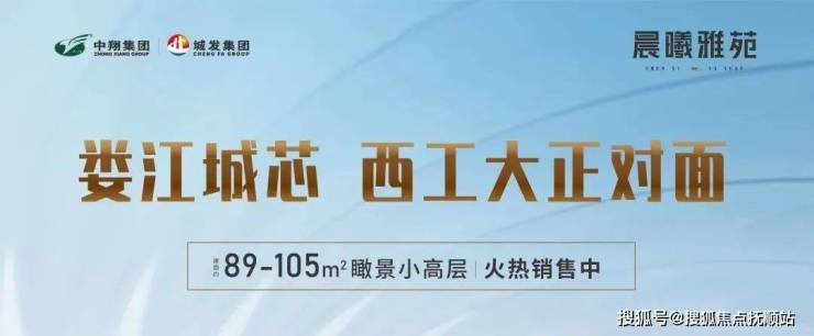 娄江新城 大学正席双轨交高定洋房 「晨曦雅苑 」售楼处 晨曦雅苑均价多少