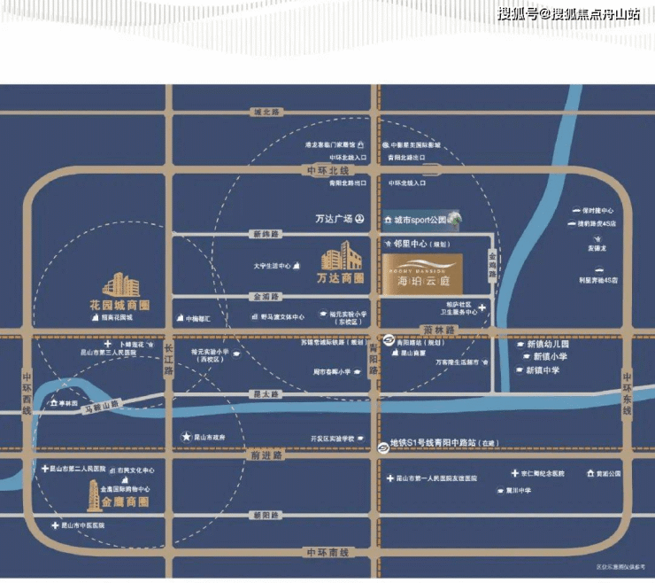 昆山海珀云庭-万达商圈流量红盘-精装交付高端改善在售面积142㎡-166㎡