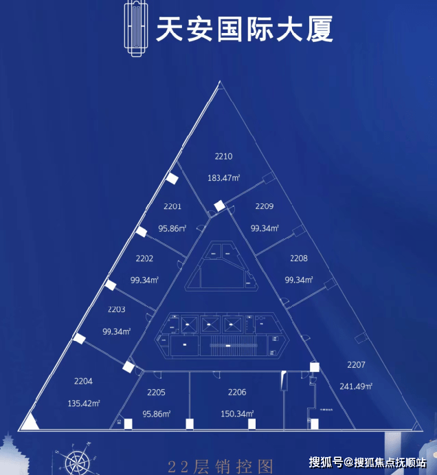 金桥核心位置,不限购天然气大平层,总价380万起,推出96-183平