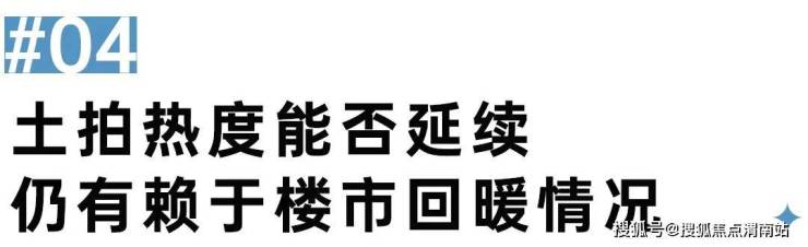 仅三成百强房企还在拿地,土拍热度依赖市场回暖