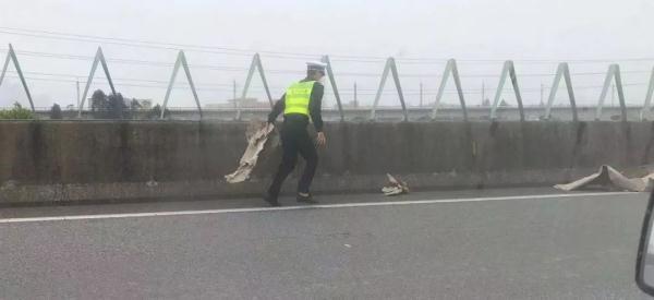 无良司机在珠海路上丢下这些致命东西！有人冒着生命危险去捡它