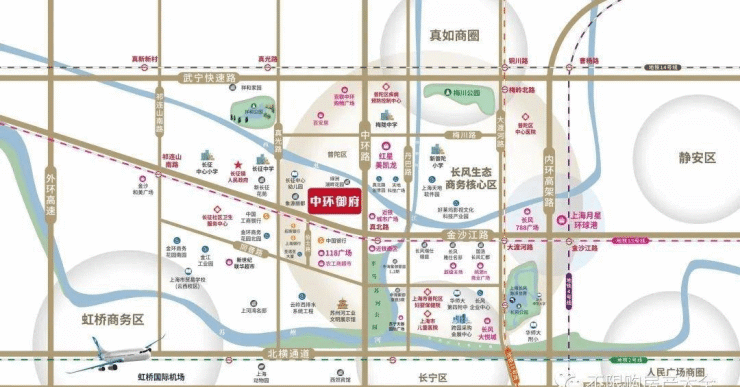 普陀金沙江路【中环御府_绿洲中环中心】户型-房价-地址详情丨售楼电话