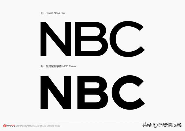 美国全国广播公司 NBC 更新彩色孔雀LOGO，赋予更鲜艳明亮的色彩