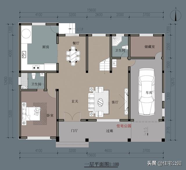 为父母自建养老房，15X12米田园风，住进去就不想搬出来了