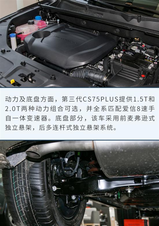 全系8AT变速箱 实拍长安第三代CS75PLUS