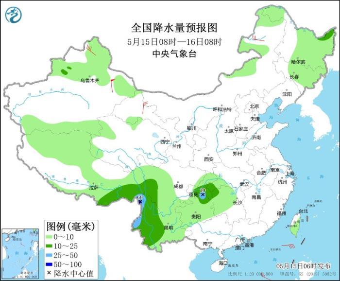 江南等地将有明显降雨 华北黄淮部分地区有高温