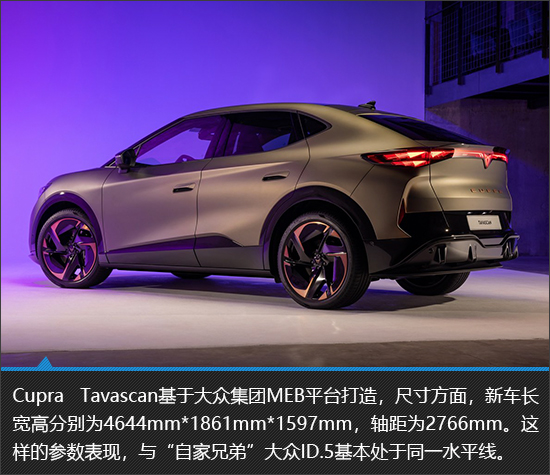 绝美轿跑SUV Cupra Tavascan新车图解