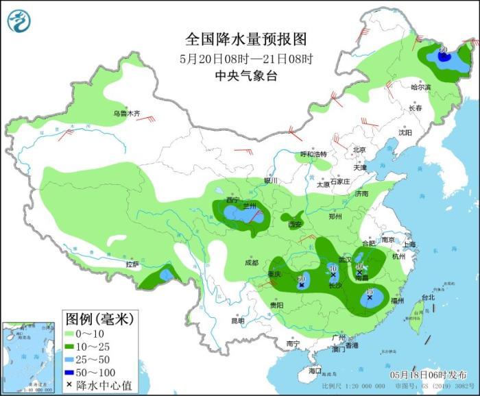 江南华南等地仍有降雨  北方地区将有大风沙尘