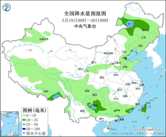 江南华南等地仍有降雨  北方地区将有大风沙尘