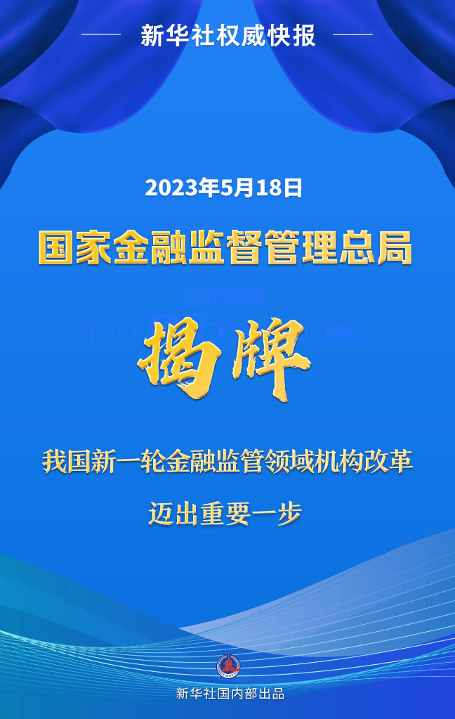 国家金融监督管理总局揭牌