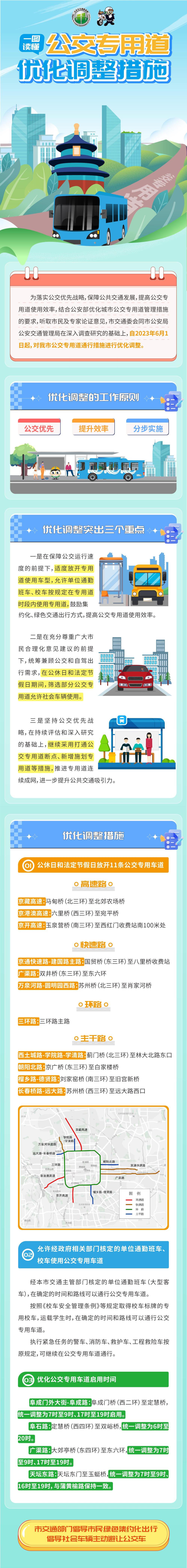 北京将调整公交专用车道通行措施 6月1日起执行