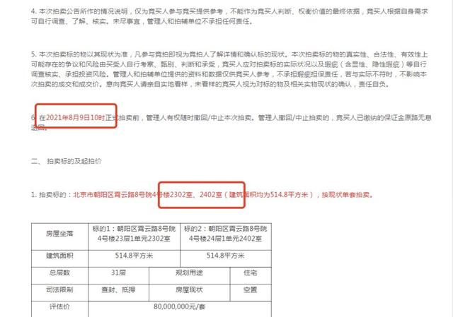 最后10分钟6400万底价成交遭质疑 北京顶豪霄云路8号这次法拍发生了什么？