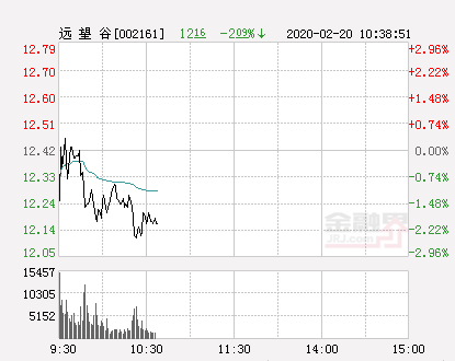 远望谷大幅拉升1.74% 股价创近2个月新高