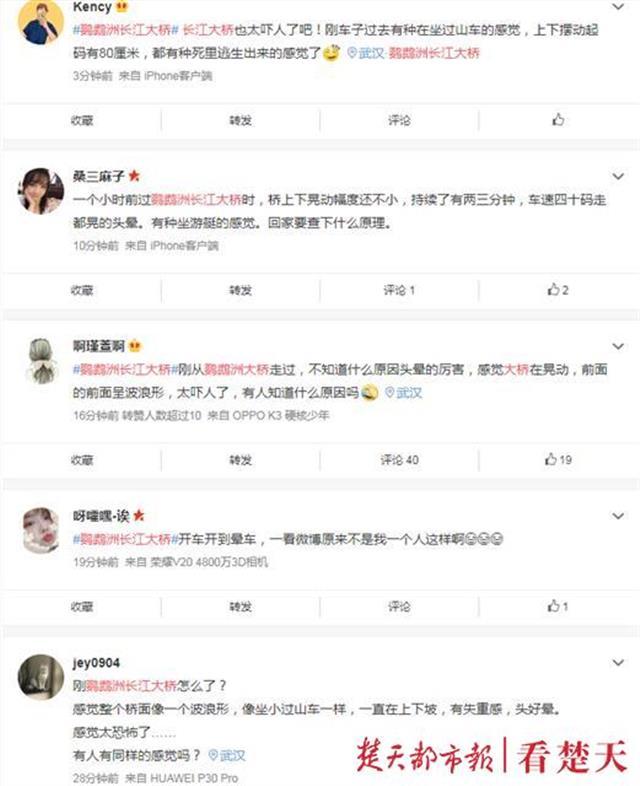 武汉鹦鹉洲大桥晃动如波浪？权威回应来了