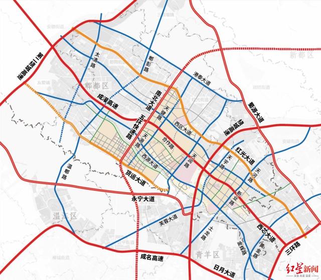 推进轨道交通建设，改造提升多条道路……《成都高新西区综合交通体系规划》出炉