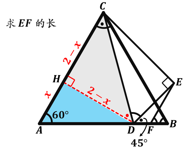 九年级数学：两角为特殊角的三角形，一边已知，另两边可求